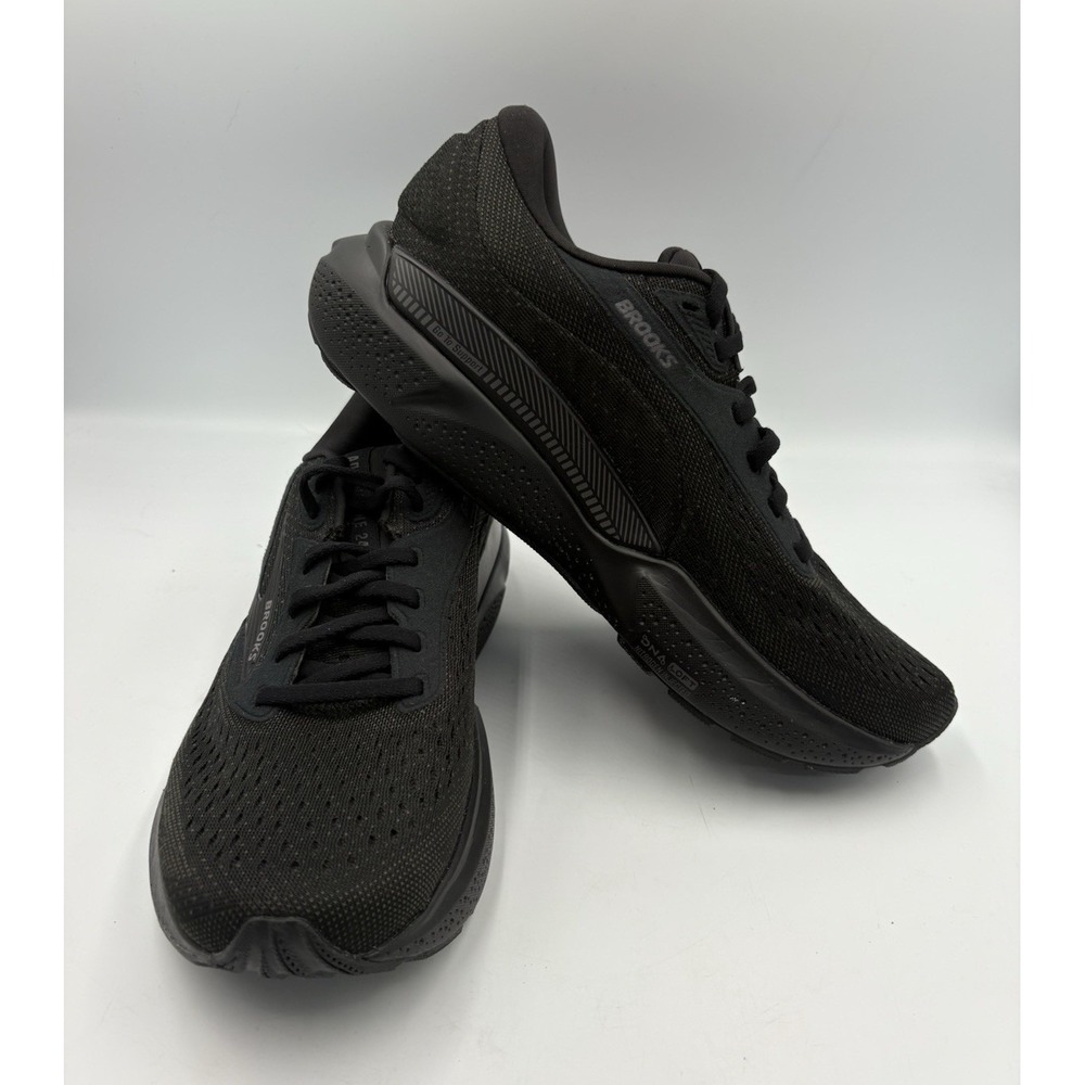 Brooks Adrenaline GTS 24 Men's Black/Ebony Low Top Lace-Up Mesh Running Sneaker